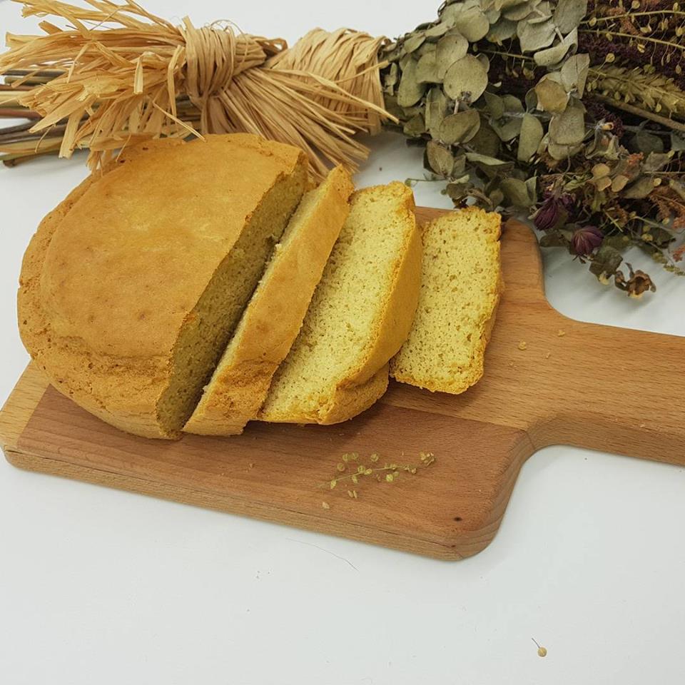 Pan blanco paleo (sin gluten, sin lactosa)
