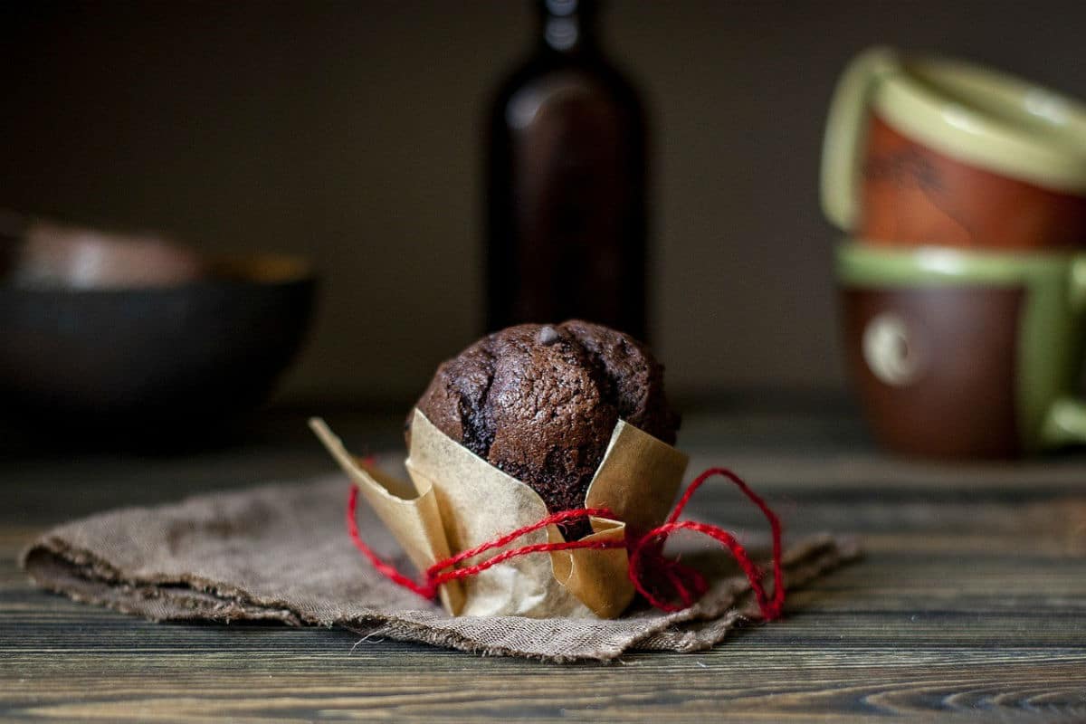 Brownilletas de chocolate y dulce de leche (sin gluten, sin azúcar, sin lactosa)