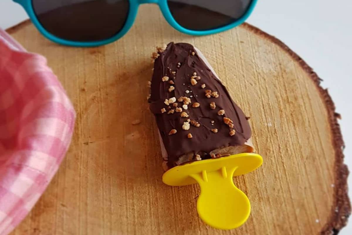 Helados de garbanzos y cacao