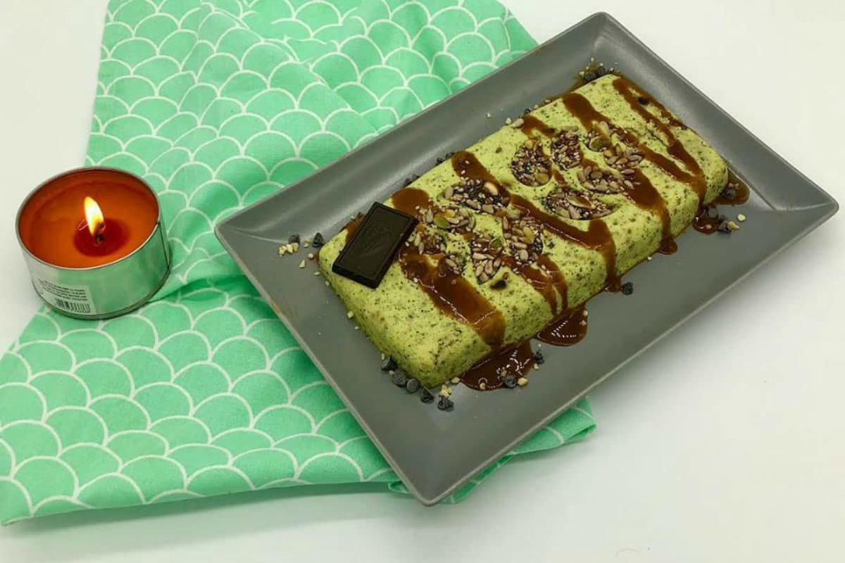 Zucchini  bread con chips de chocolate negro