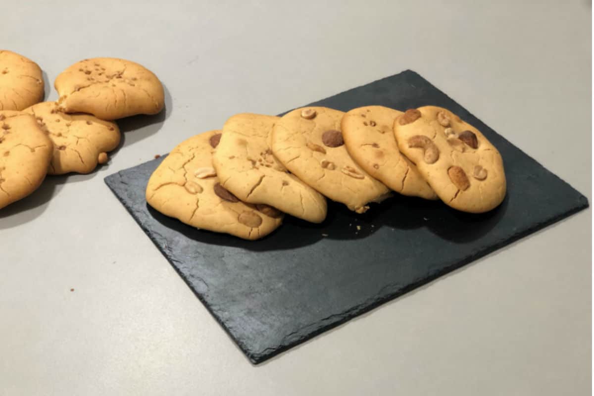 Galletas de yuca y frutos secos