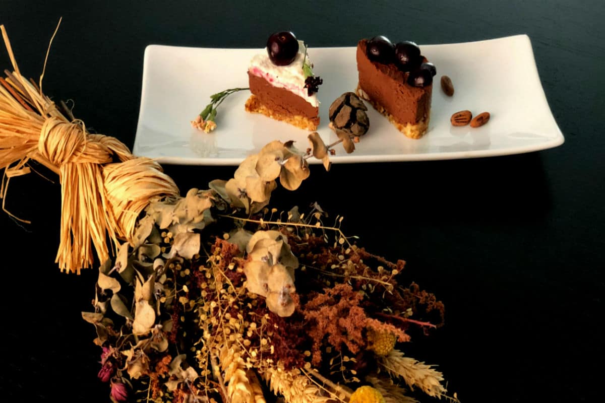 Tarta raw de chocolate negro  (cetogénica)