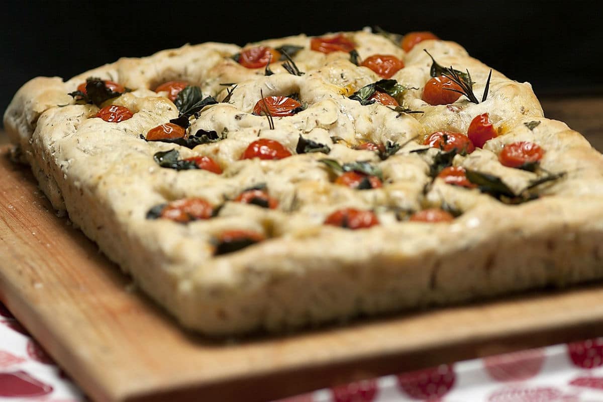 Focaccia cetogénica