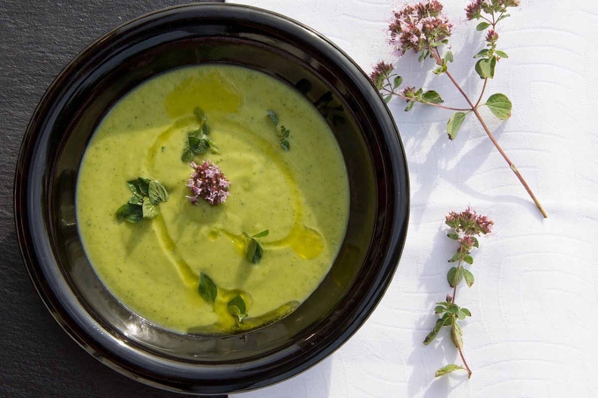 Crema de calabacín y castaña